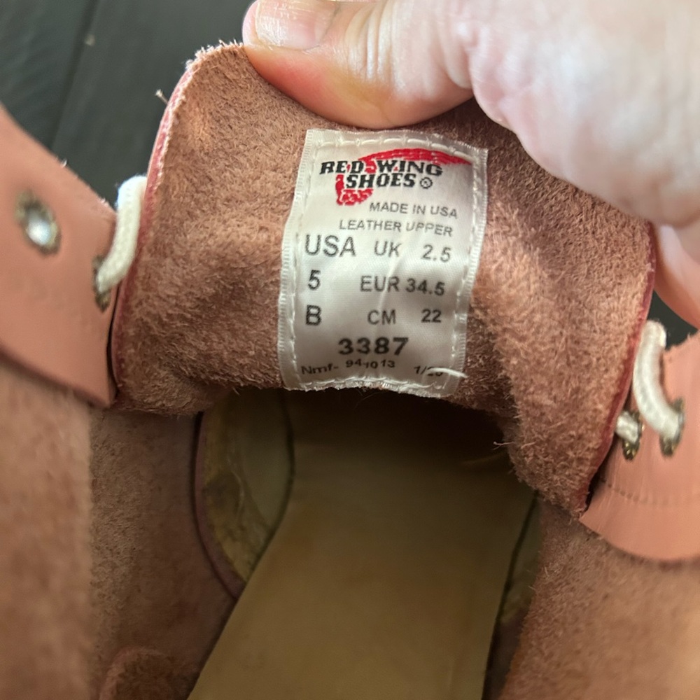 Red Wing Boot-Pink/Women’s - Picture 2 of 5